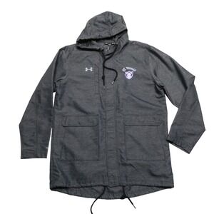St. Thomas Tommies Jacket Mens Large Gray NCAA College Under Armour Storm1